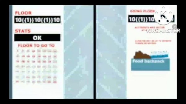 Elevator going up to absolute infinity floors but ×2048 speed