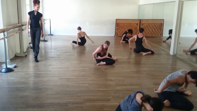 Graham class, professional training program, teacher Maggie Boogaart (6) смотреть онлайн