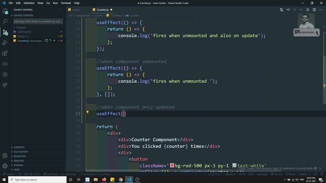 33. Let's Learn more about useEffect. How it is useful for the Functional Components - ReactJS. смотреть онлайн