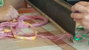 Мастер-класс по заправке ткацкого станка. 1 этап "Набивка берда"