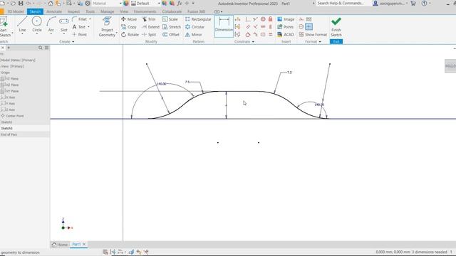Inventor 2023 Tutorial #258 | 3D Surface Basic Beginners смотреть онлайн