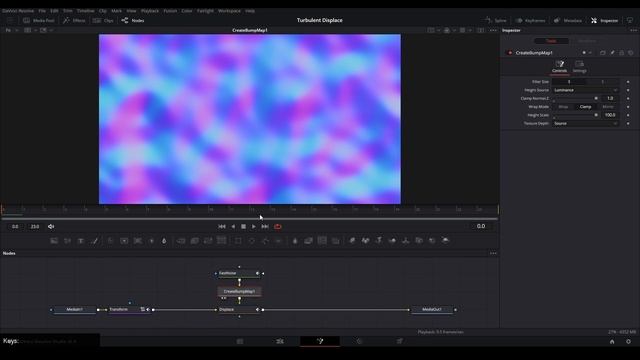DaVinci Resolve | Turbulent Displace
