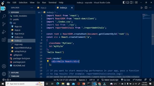 #4: React jsx full tutorial ? | jsx vs js | Babel transpiler смотреть онлайн