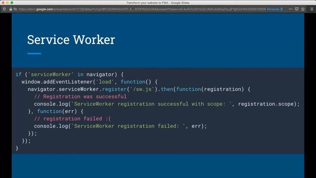 Transform your website to PWA by Tony Yip смотреть онлайн