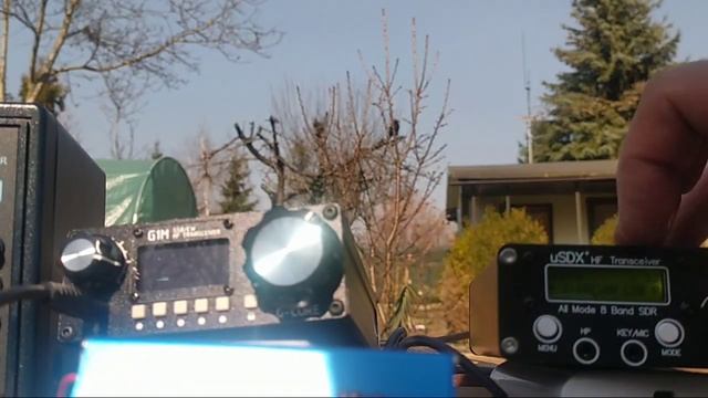 Cz.1 USDR USDX + Plus V2 8 Pasm SDR Transceiver HF SSB QRP Porównanie Do Xiegu G1M