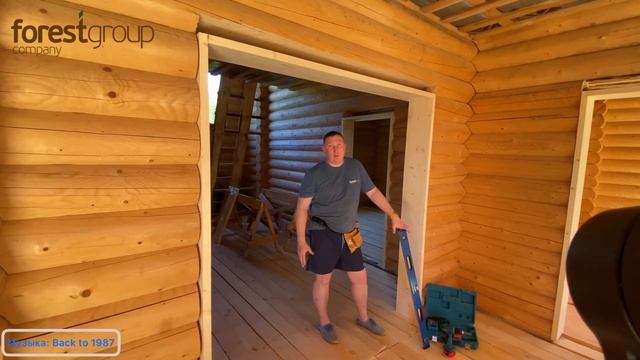 Обсада в деревянном доме. Подготовка проемов и монтаж.