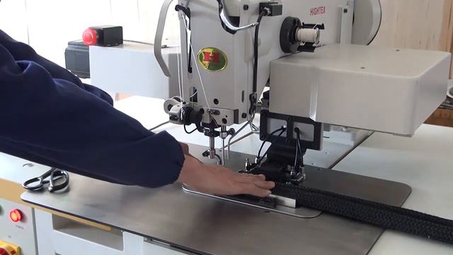 733PKC-R heaviest automatic sewing machine for stitching 25mm thick ropes смотреть онлайн
