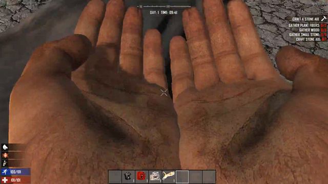 7 Days to die Мод STARVATION - осмотр смотреть онлайн