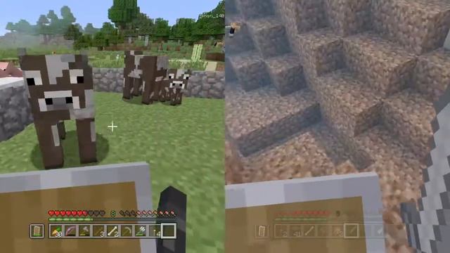 Minecraft PS4 splitscreen survival series episode #3 смотреть онлайн