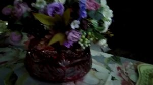 Пепельница, сахарница английская,все на столе у Маринессы.