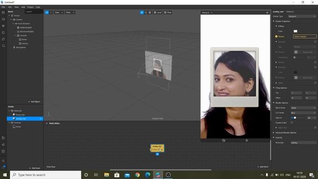 Working with Patch Editor in Spark AR | Frame Your Photo смотреть онлайн