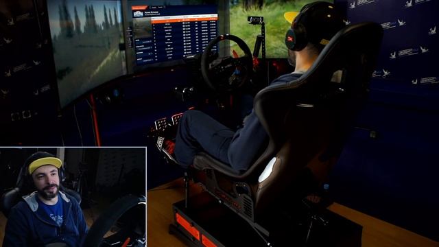 WRC 10 на подвижной гоночной платформе 4dof смотреть онлайн