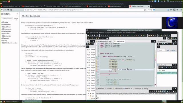 Arraylist,LinkedList and a dash of OOP. смотреть онлайн