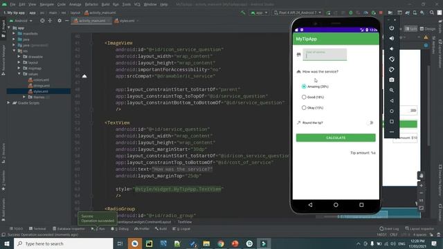 Learn Kotlin in a simple way for beginners | With example | 2020 | Part 13 - Styles & dimensions смотреть онлайн