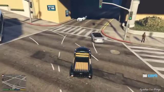 Ford F1 угнал мощный ретро пикап с полным приводом+тюнинг и проверил на скорость и проходимость GTA смотреть онлайн