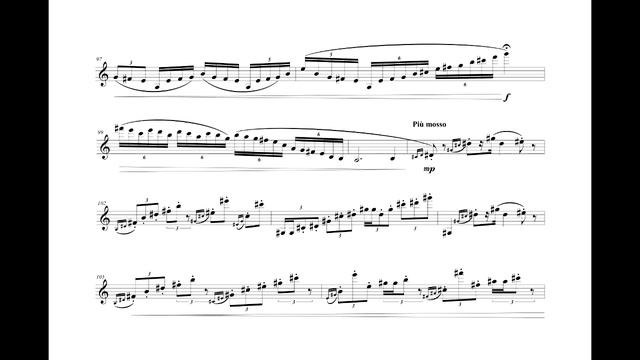 Oleksii Rybak "Sonata Rhapsody" for clarinet & piano [score-video] смотреть онлайн