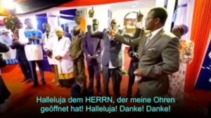 62 - летний мужчина, который был глухим, через предписание вечной Крови ИИСУСА исцелен!