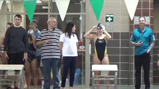 Georgina Atkinson High School meet 1/17/15 Winning Breast stroke смотреть онлайн