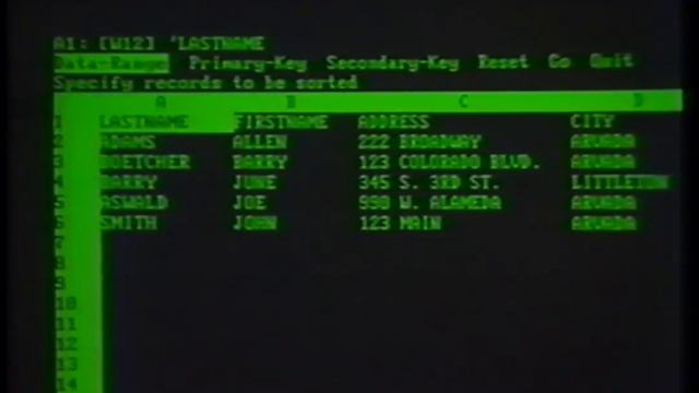 Silicon Mountain Training - Advanced Lotus 1-2-3 for DOS смотреть онлайн