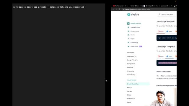 Deploy upgradable smart contract in solidity and frontend with React Chakra-UI, useDapp PART-1 смотреть онлайн