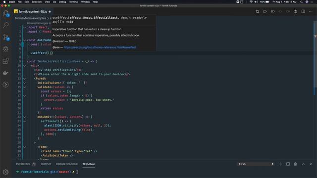 React Formik with Context APIs #18 смотреть онлайн