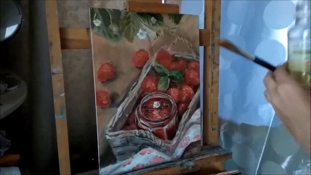 Рисую маслом. Натюрморт. Как нарисовать смотреть онлайн
