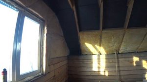 Утепление мансарды минеральной ватой. Как утеплить мансарду. Утеплитель Изовер. ISOVER