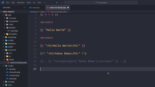 Laravel Blade Template - I Tutorial in Hindi / Urdu смотреть онлайн