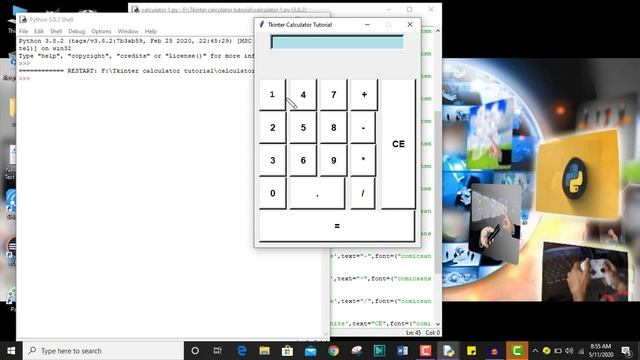 Useful Python Tkinter Software (Calculator) | Also Use Of Lambda Function смотреть онлайн