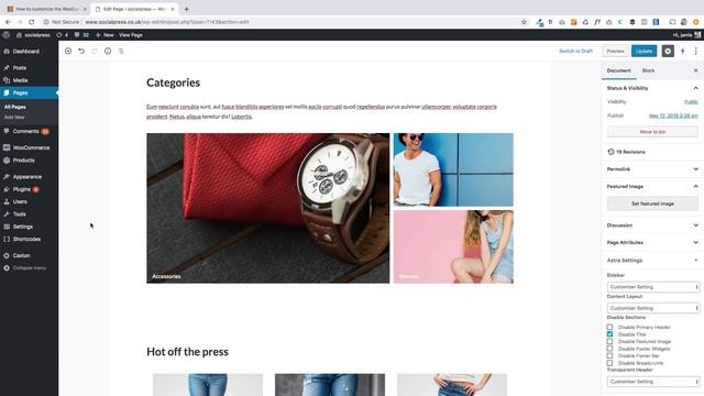 How to customize the WooCommerce Shop Page using the Storefront Blocks plugin смотреть онлайн