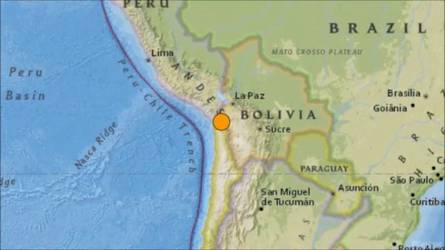 M 6.4 EARTHQUAKE - TARAPACA, CHILE - March 23, 2015 смотреть онлайн
