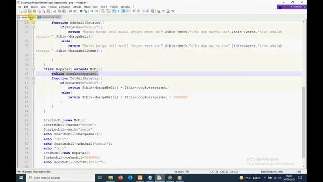 Class extends atau Inheritance(Pewarisan) Pada OOP PHP смотреть онлайн