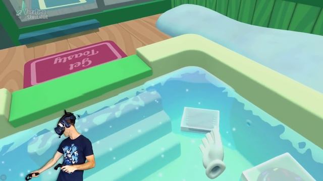 FINDING THE RARE YETI BOT! - in Vacation Simulator VR смотреть онлайн