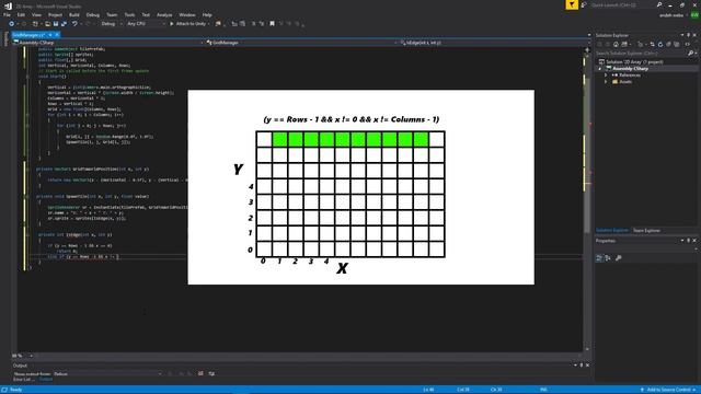 Unity2D - Using a 2D array to place Edge Tiles смотреть онлайн