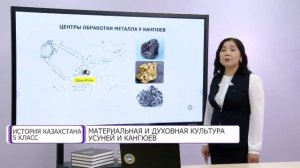 История Казахстана. 5 класс. Материальная и духовная культура усуней и кангюев /17.03.2021/