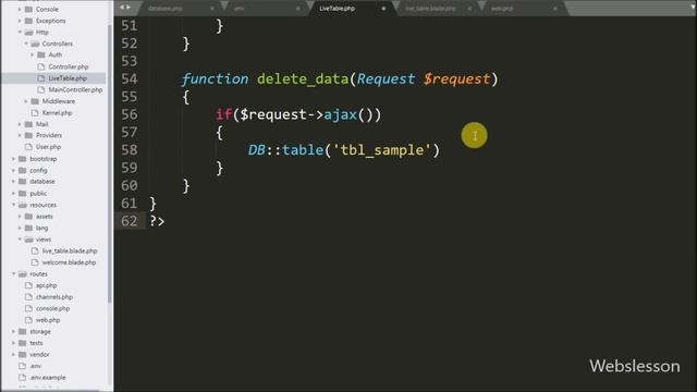 Live Table Insert Update Delete in Laravel using Ajax jQuery - 4 смотреть онлайн