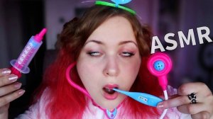 АСМР медицинский осмотр детским набором от доктора младшей сестры ?_⚕️ ASMR YOUNGER SISTER DOCTOR ??