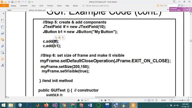 Graphical User Interface in JAVA (without IDE) смотреть онлайн