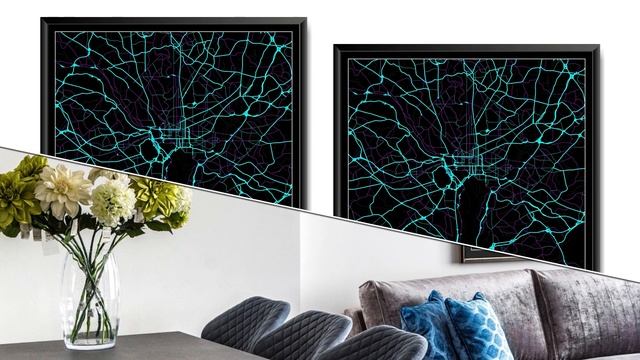 Washington, DC Printable City Map, Street Map Art смотреть онлайн