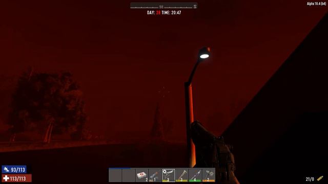 7 Days To Die (Alpha 18) Blood moon horde bypass смотреть онлайн