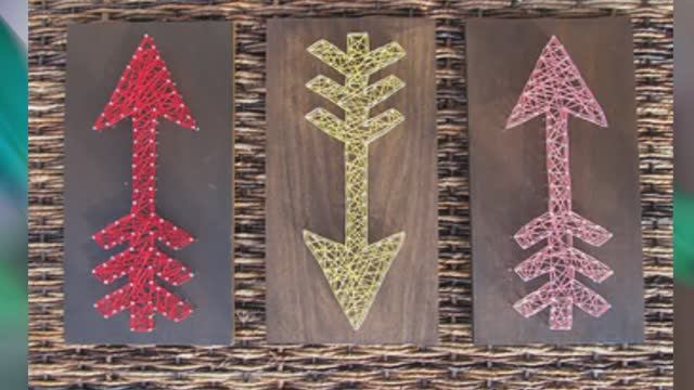 Стринг Арт (string-art) Идеи украшения и декор в стиле Стринг Арт (string-art) смотреть онлайн
