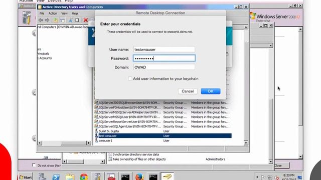 OAM integration with AD for Windows Native Authentication Testing смотреть онлайн