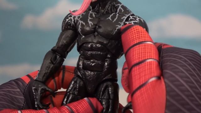 SPIDERMAN Maximum Venom & Carnage Marvel Legends SUPER HERO Complete Set & TOXIN! Toys Unboxing
