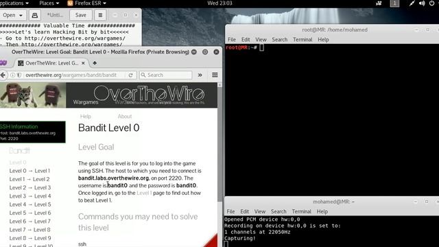 Learn Hacking Bit By Bit | overthewire | Bandit00 смотреть онлайн