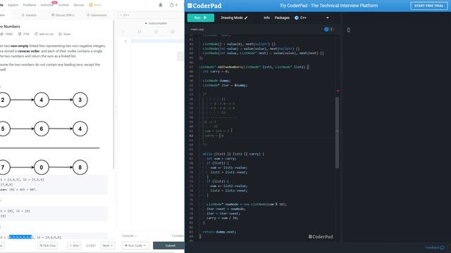 LEETCODE 2 - Add Two Numbers - Part 1 смотреть онлайн