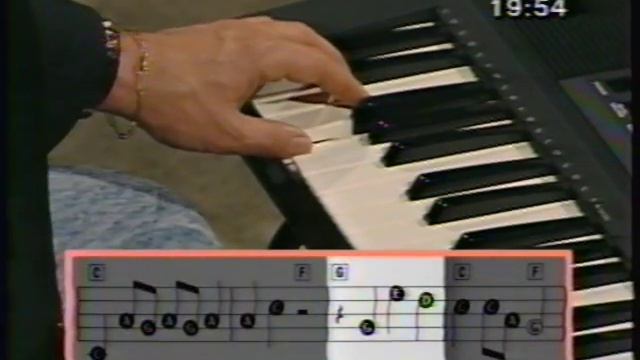 How To Play George Harrison's I Got My Mind Set On You on keyboard смотреть онлайн