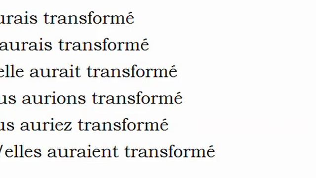 Изучение французского языка = Спряжение глаголов = Transformer смотреть онлайн
