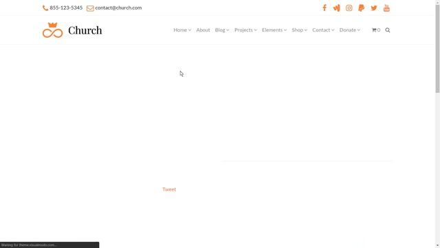 Church WordPress Theme - Religious Website Builder Templates смотреть онлайн