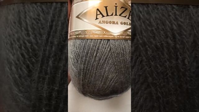 Подробный обзор пряжи Alize Angora Gold(Полушерсть с ангорой) №87 Угольно-серый