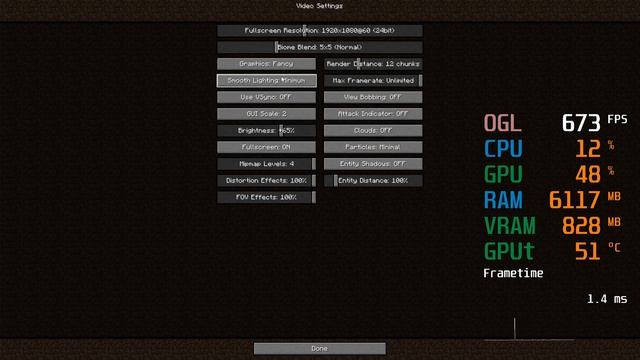 GeForce GTX 1660 ti -- Intel Core i5-10600KF -- Minecraft FPS Test смотреть онлайн